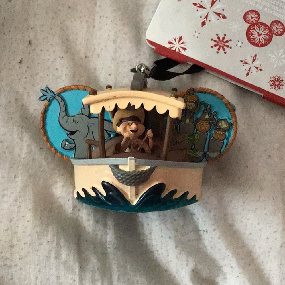 Disney sketchbook jungle cruise ears ornament
